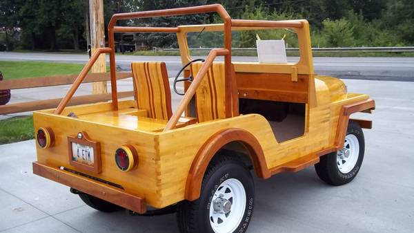 Wood bumper jeep #5